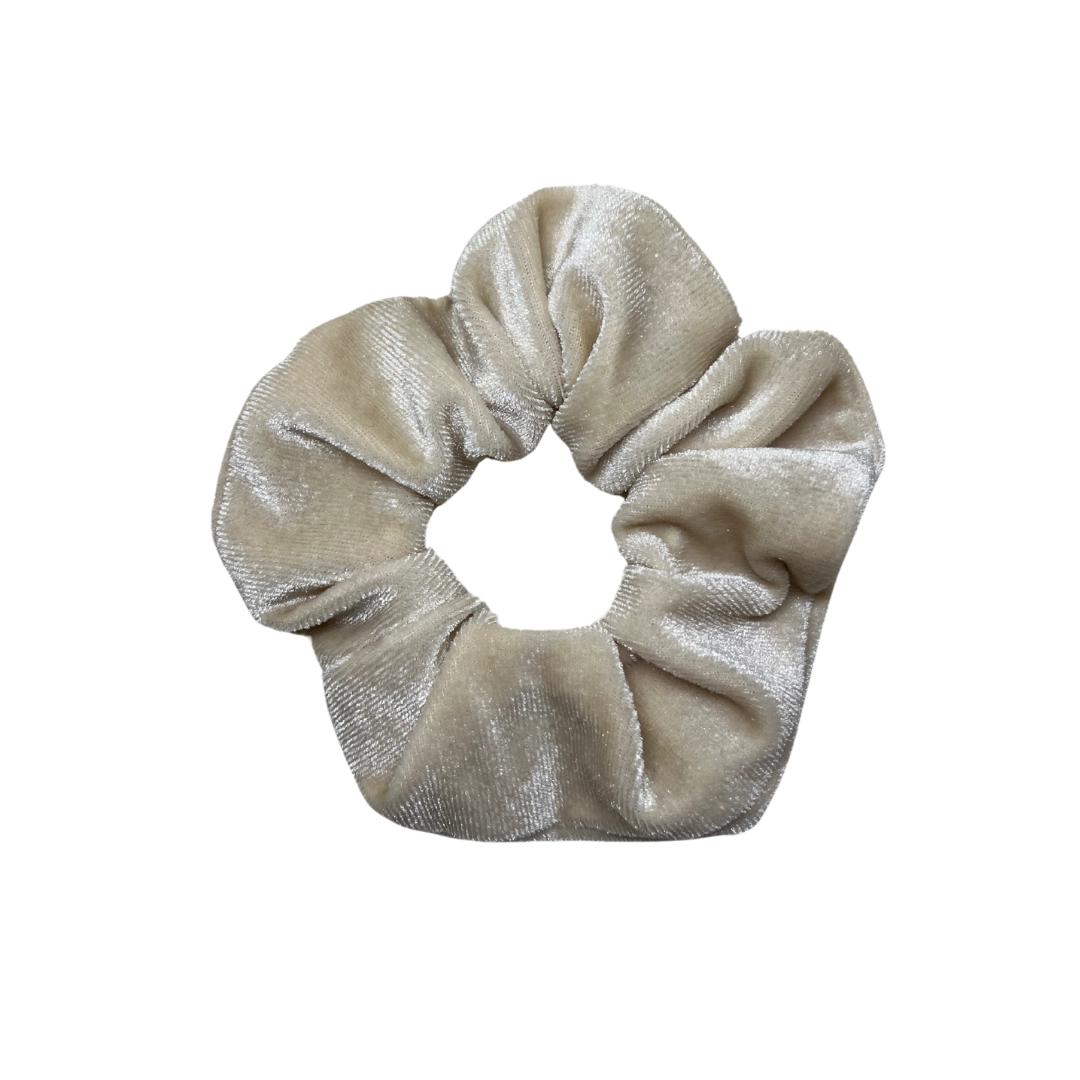 Blonde velvet hair donut