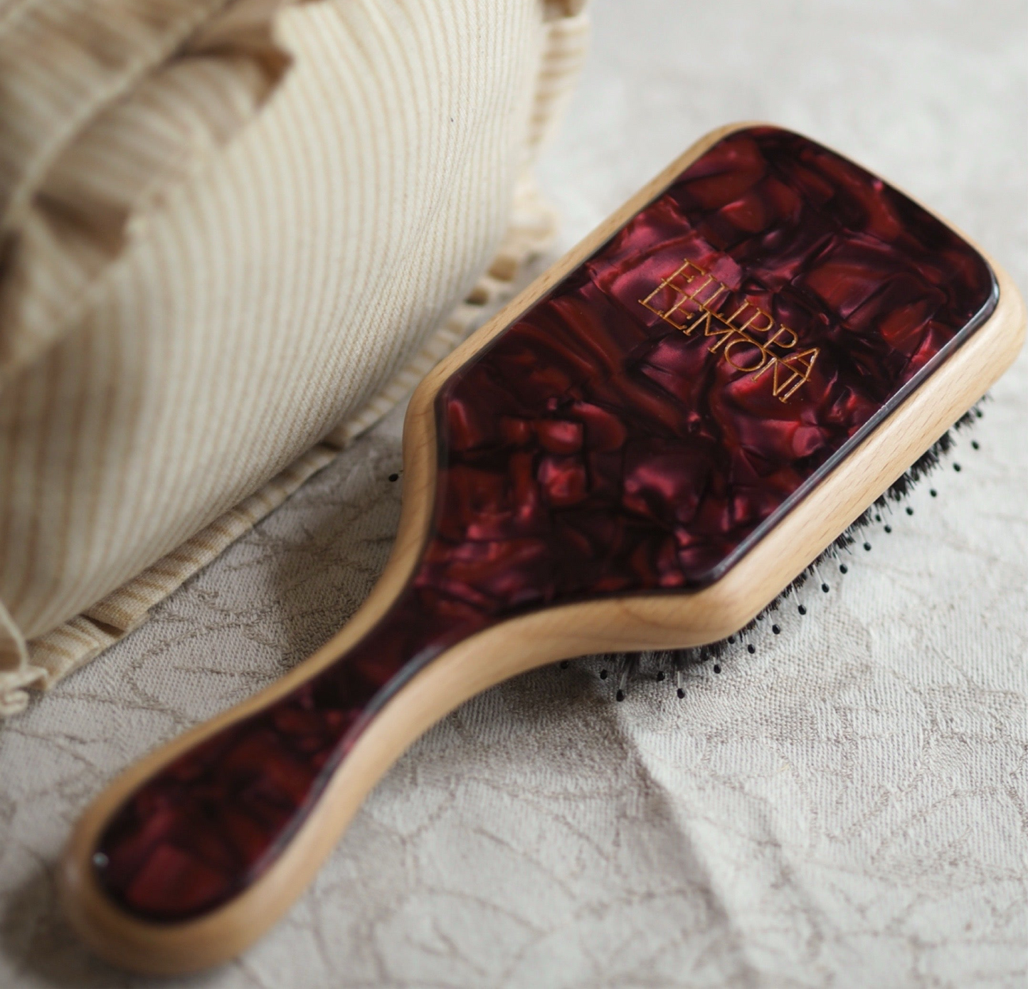Mahogany Elegance Hairbrush