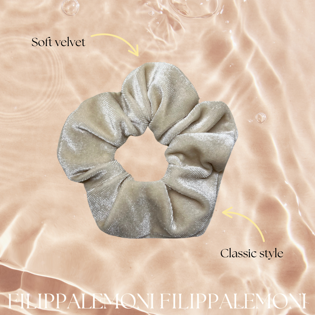 Blonder Samthaar-Donut